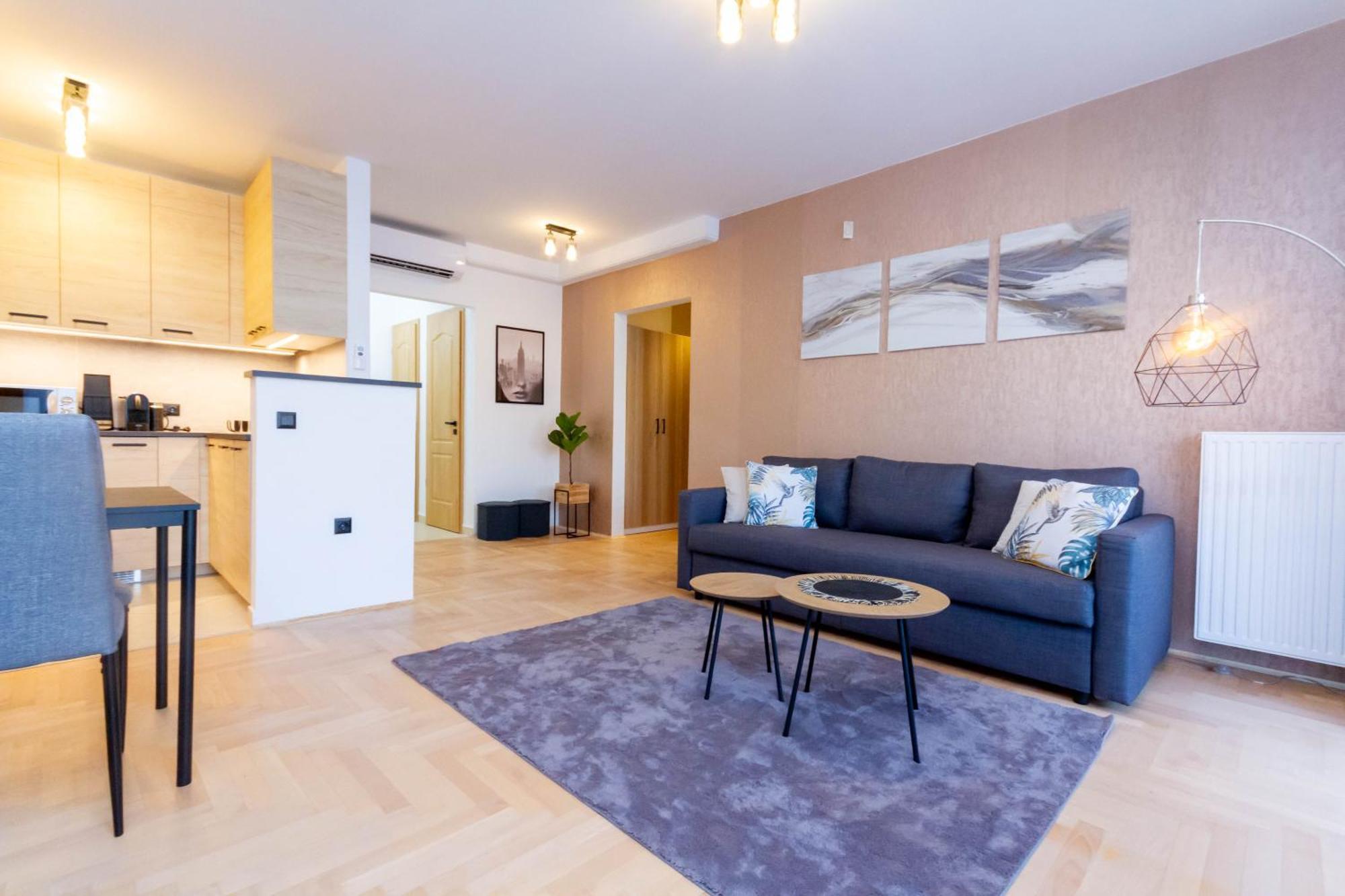 Gozsdu White Raven 105 - Free Parking, Terrace דירה *
